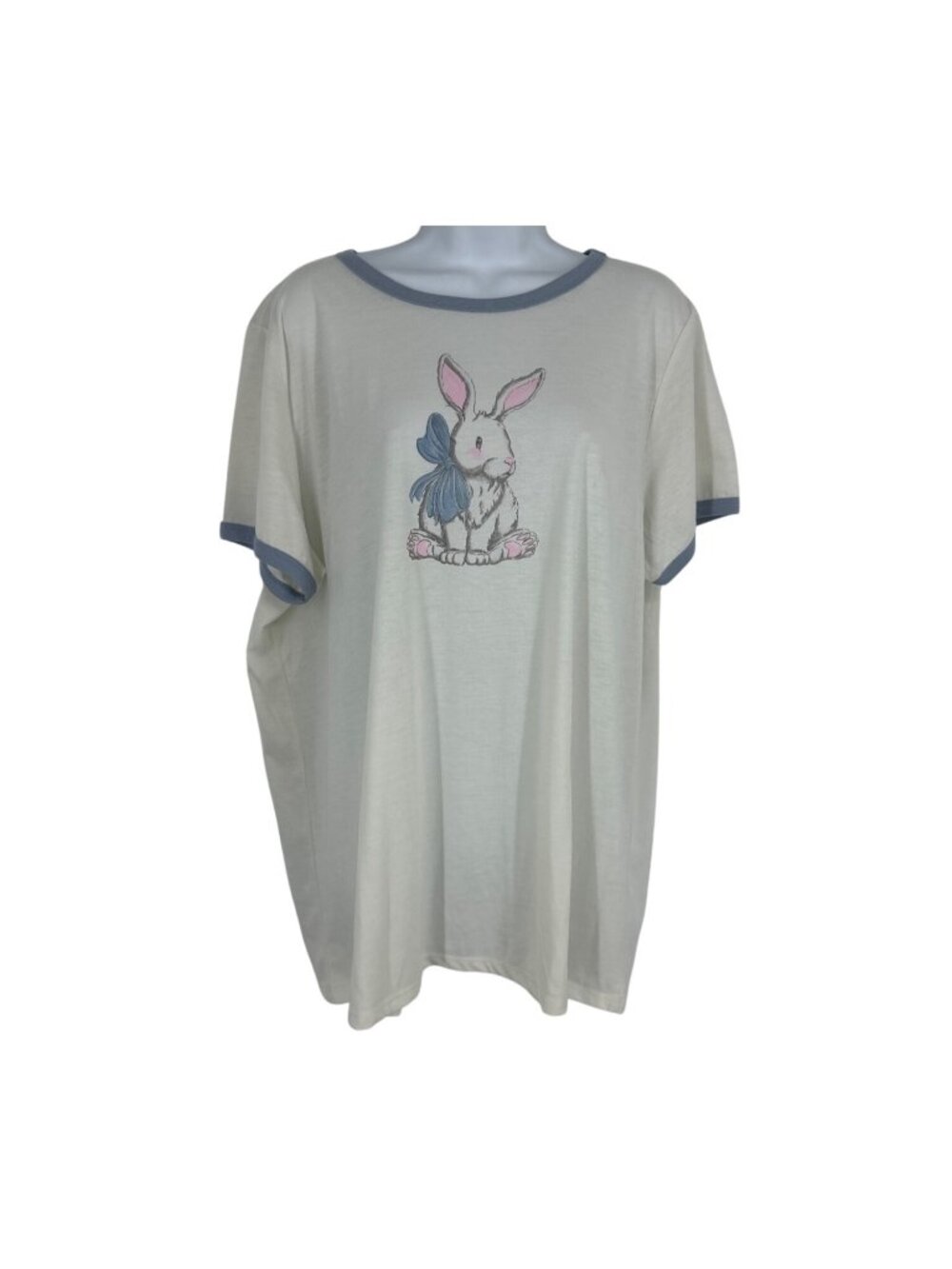 Torrid Bunny Classic Fit Signature Jersey Ringer Tee Women's Size 2X